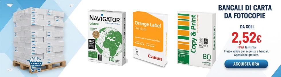 Offerta bancali carta da fotocopie Speedyufficio